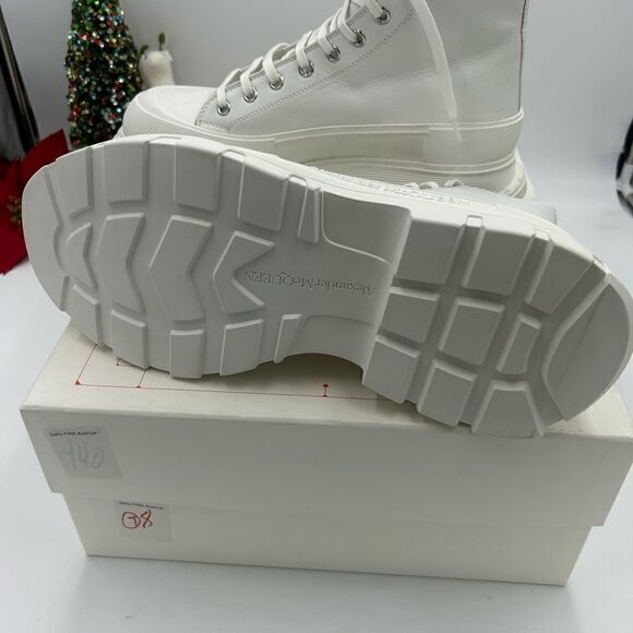 Men’s Alexander, McQueen tread slick high top boots size 46 made in Italy main image 6